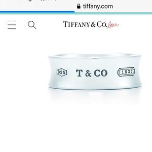 Tiffany 1837 Sterling Silver Ring